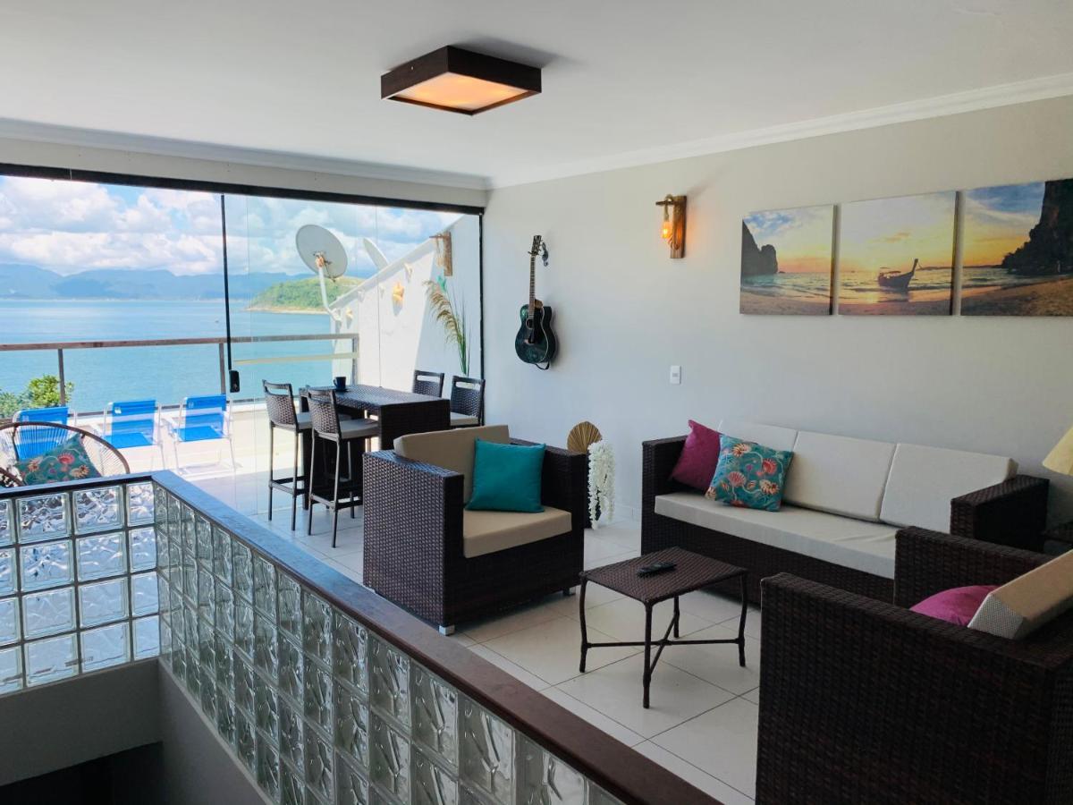 Lindo Duplex Pe Na Areia Com Praia Privativa Caraguatatuba Exteriér fotografie