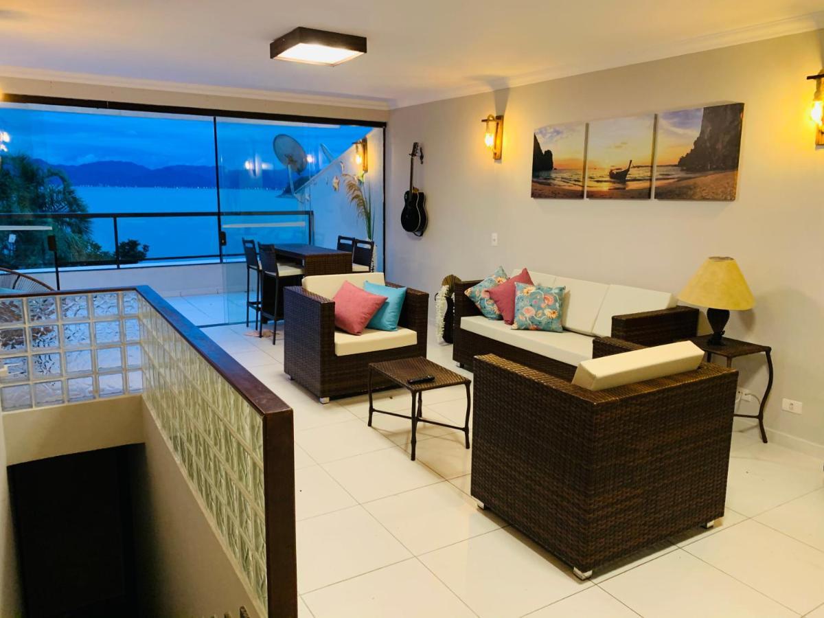 Lindo Duplex Pe Na Areia Com Praia Privativa Caraguatatuba Exteriér fotografie