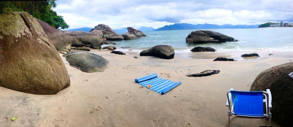 Lindo Duplex Pe Na Areia Com Praia Privativa Caraguatatuba Exteriér fotografie